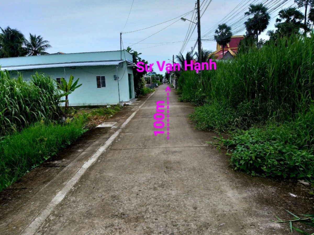 Đất nền Hẻm 76 Sư Vạn Hạnh, Phường An Bình, Rạch Giá, Kiên Giang, 12x33m