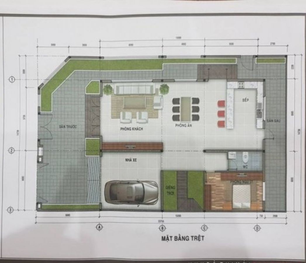 Bán nhà 1 trệt 2 lầu đường 3/2, Rạch Giá, Kiên Giang. 0919262162