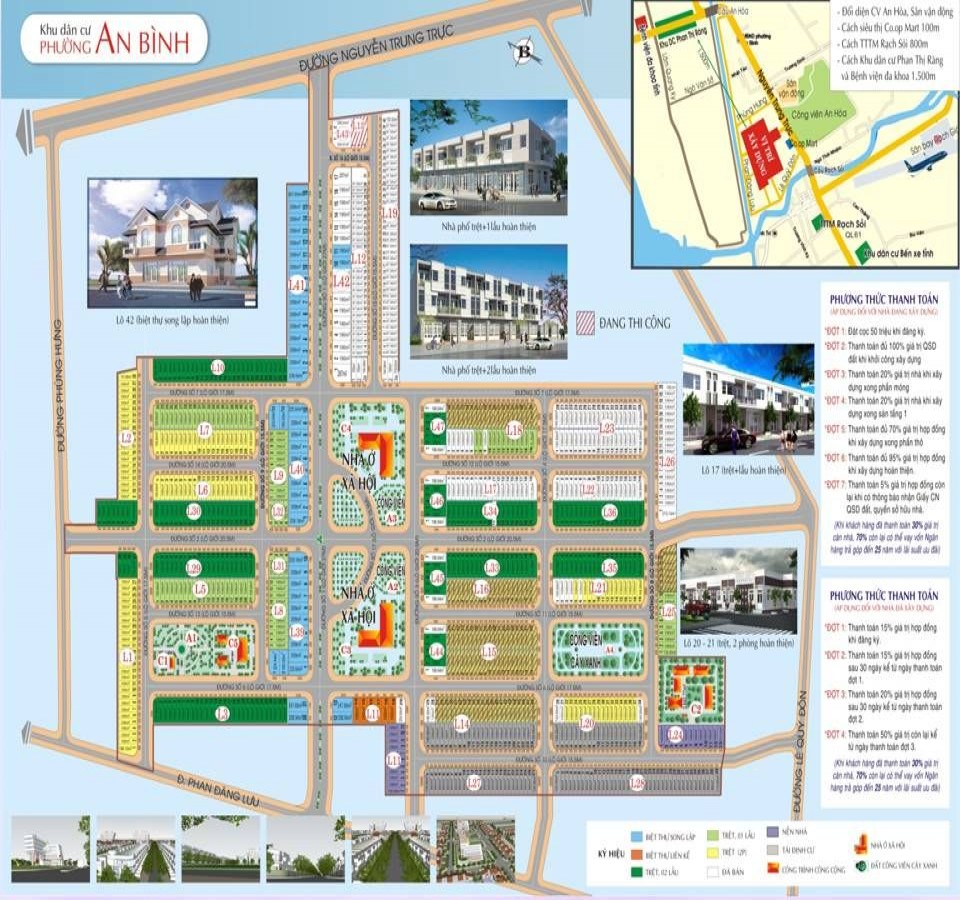 Đất L27-01 gốc đường số 03 -10 khu dân cư An Bình, An Bình, Rạch Giá, Kiên Giang