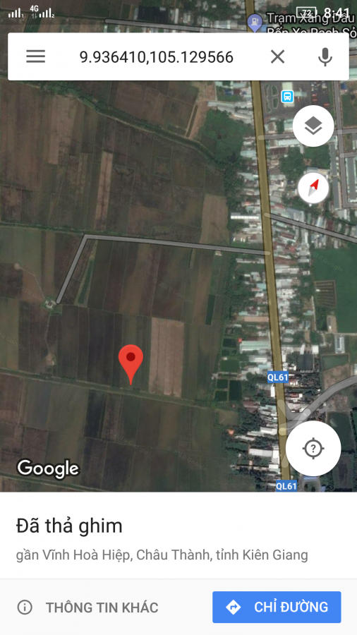 4300m2 đất ruộng Vĩnh Hoà Hiệp, Châu Thành, Kiên Giang, 0918266772