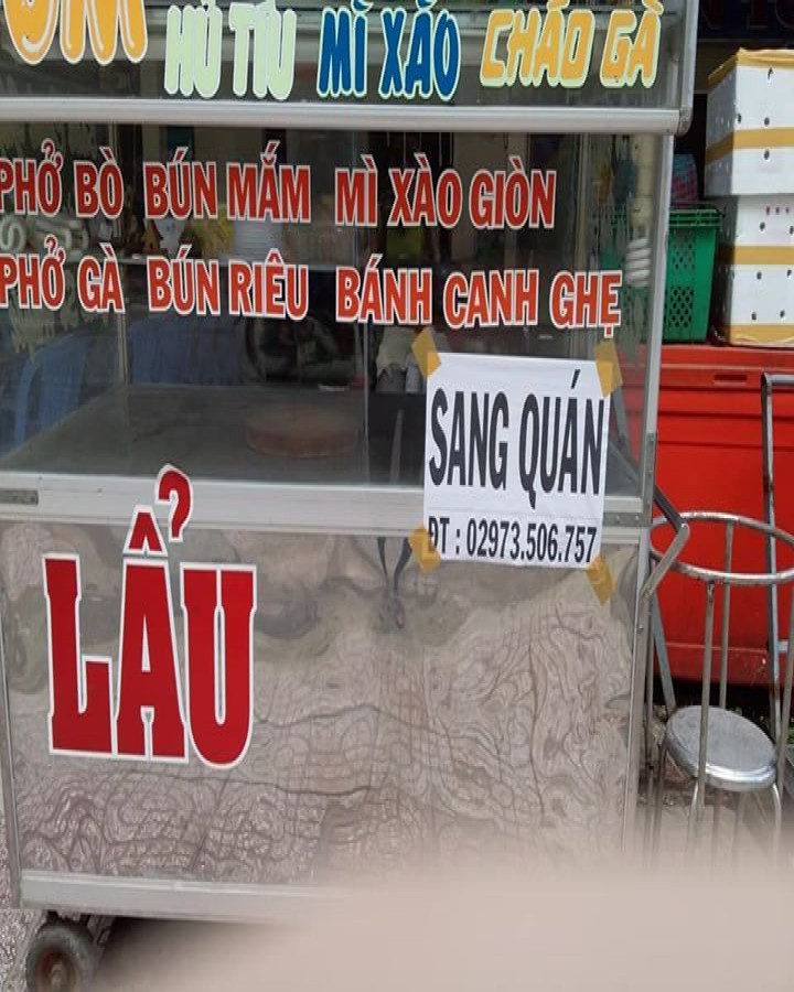 Sang lại quán cơm Lô 5. Trung tâm thương mại Hà Tiên, tỉnh Kiên Giang, 02973506757