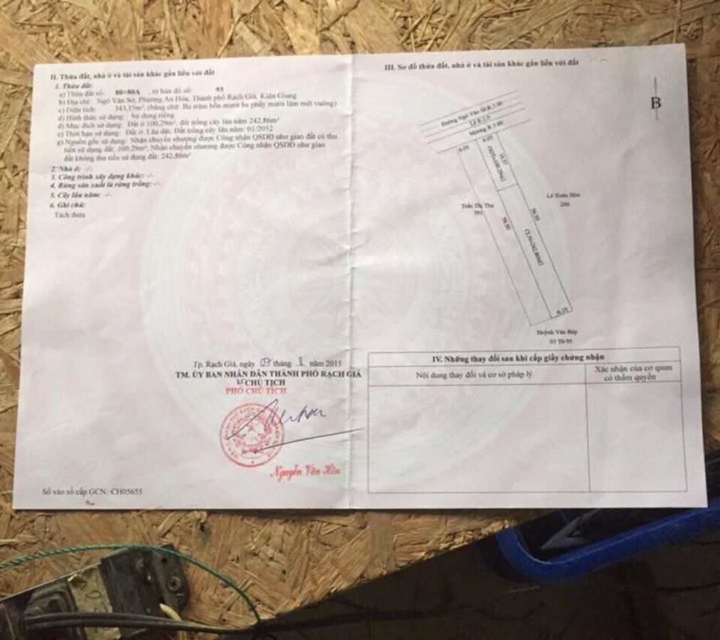 Bán nhà kho đường Ngô Văn Sở, An Hòa, Rạch Giá, Kiên Giang, 0941111166 