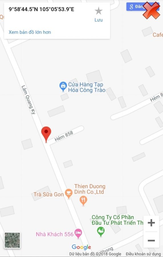 Bán đất mặt tiền Lâm Quang Ky, phường An Hòa, Rạch Giá, Kiên Giang, 0812978052