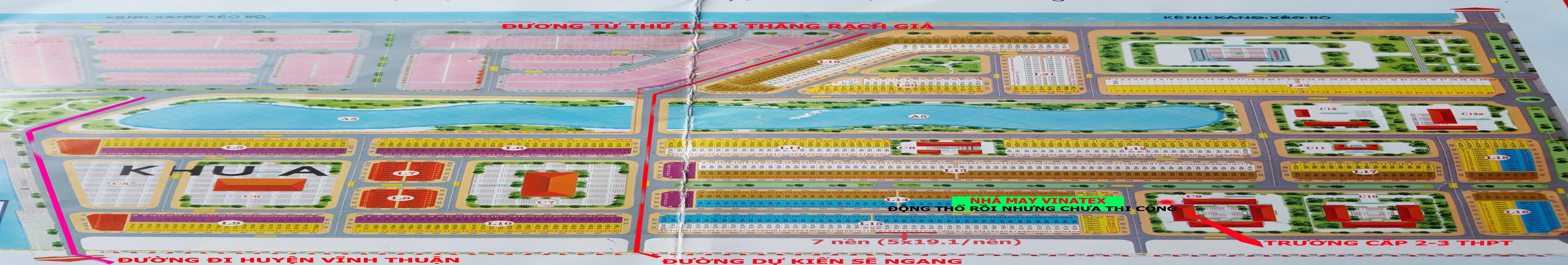 CẦN BÁN 07 LÔ ĐẤT Xã Đông Thái, huyện An Biên, tỉnh Kiên Giang, 0917.979.919
