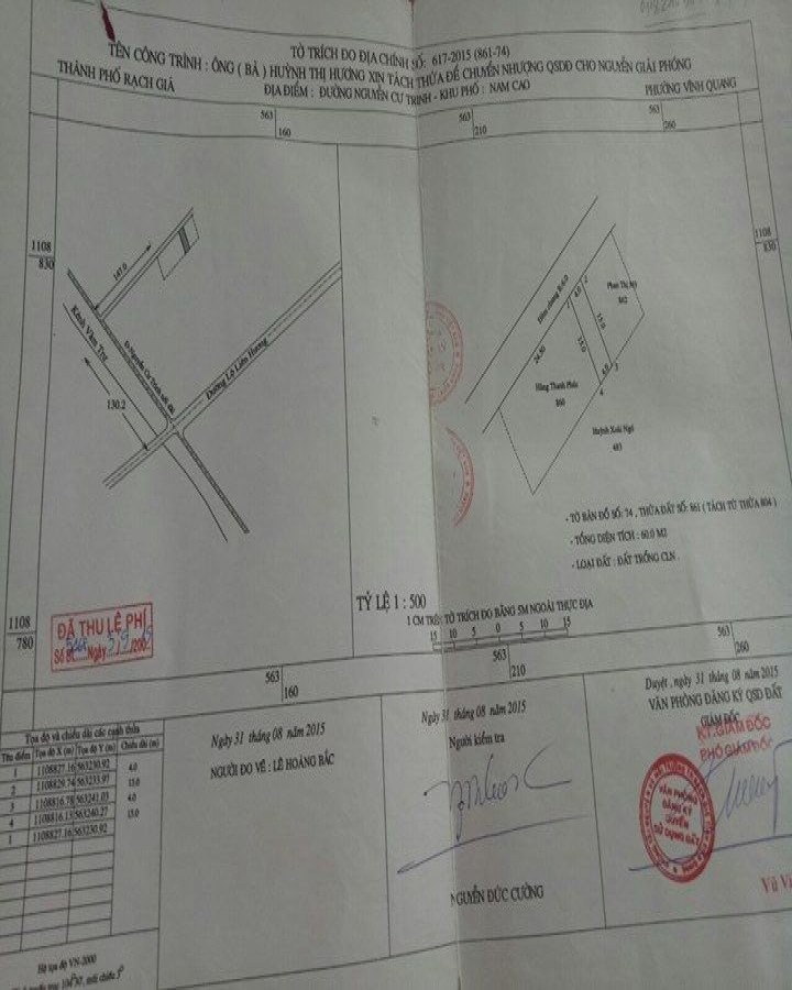 Bán nhà Nguyễn Cư Trinh, Vĩnh Quang, Rạch Giá, Kiên Giang, 0946326852.