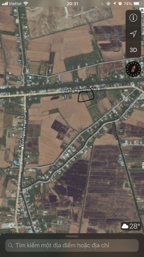 Cần bán 2,222 m2 đất mặt tiền Nguyễn Thái Bình, phường Vĩnh Quang, Rạch Giá, Kiên Giang, 0947814142