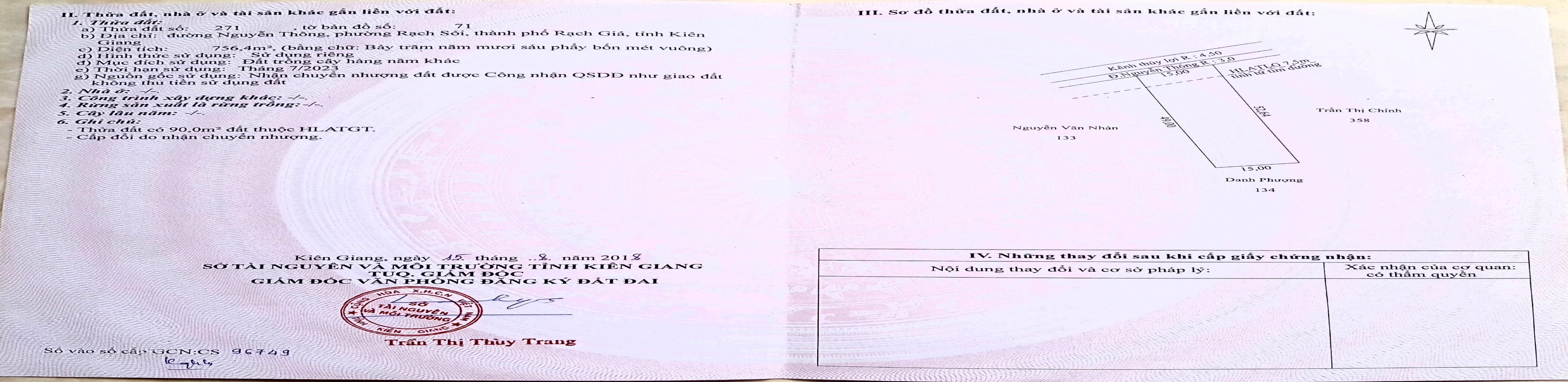 Mặt tiền đường Nguyễn Thông , Rạch Sỏi, Rạch Giá, Kiên Giang, 0774838766