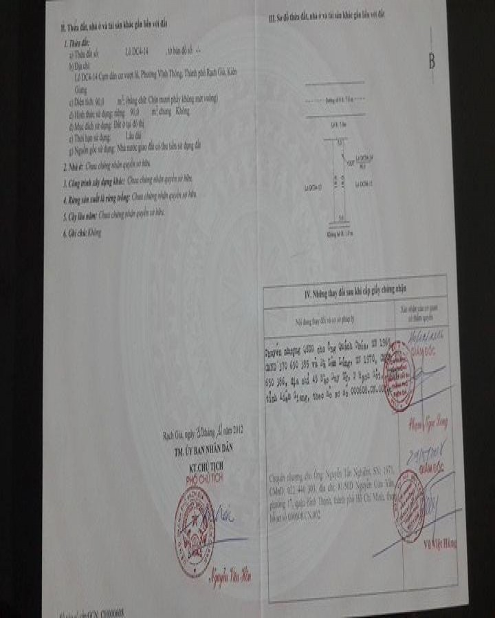 Cần bán đất phường Vĩnh Thông, Rạch Giá, Kiên Giang, 0918017347.