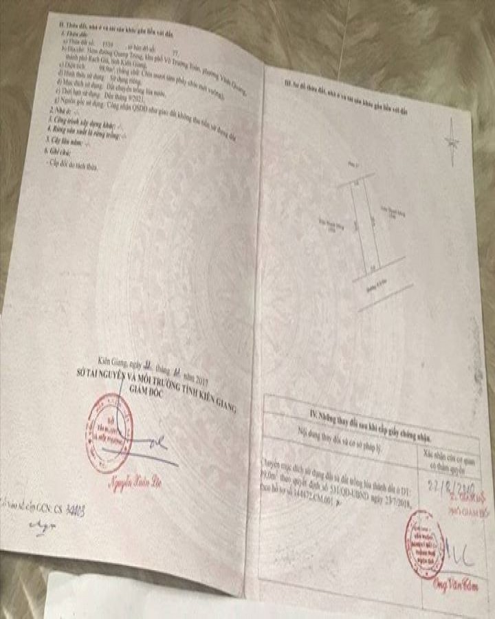 Đất nhánh Lê Anh Xuân, Vĩnh Quang, Rạch Giá, Kiên Giang, 0989133775