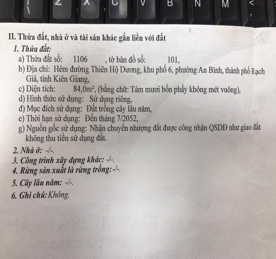 Bán 3 phòng trọ hẻm 6, Thiên Hộ Dương, An Bình, Rạch giá, Kiên Giang, 0944777325