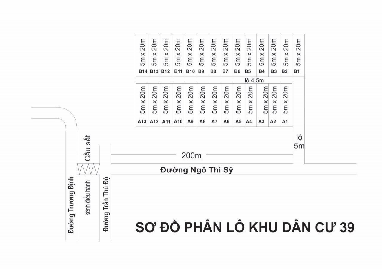 Ngô Thì Sỹ, An Bình, Rạch Giá, Kiên Giang, Chỉ với 385 triệu sở hữu ngay 1 nền thổ cư 5x20