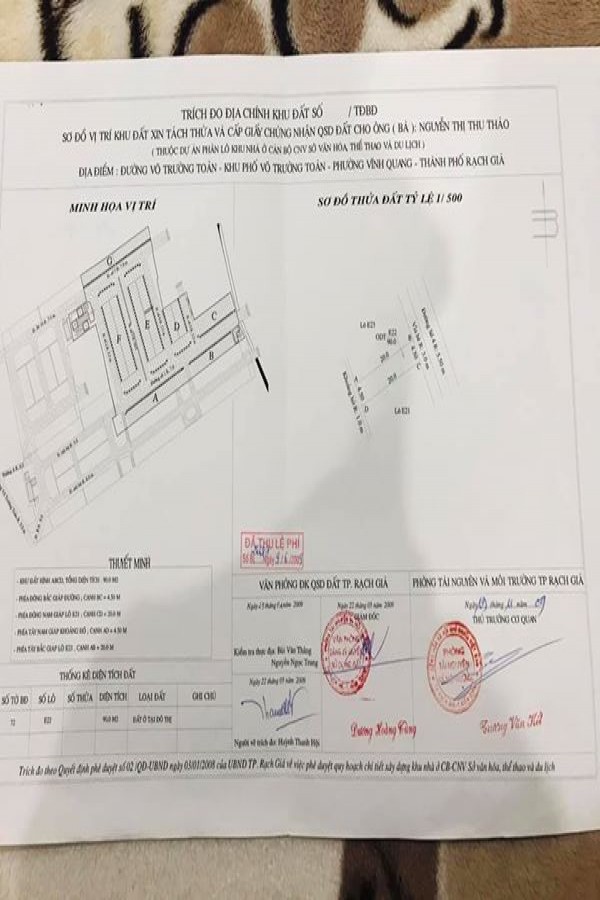 Bán đất Võ Trường Toản, Vĩnh Quang, Rạch Giá, Kiên Giang, 0836908111