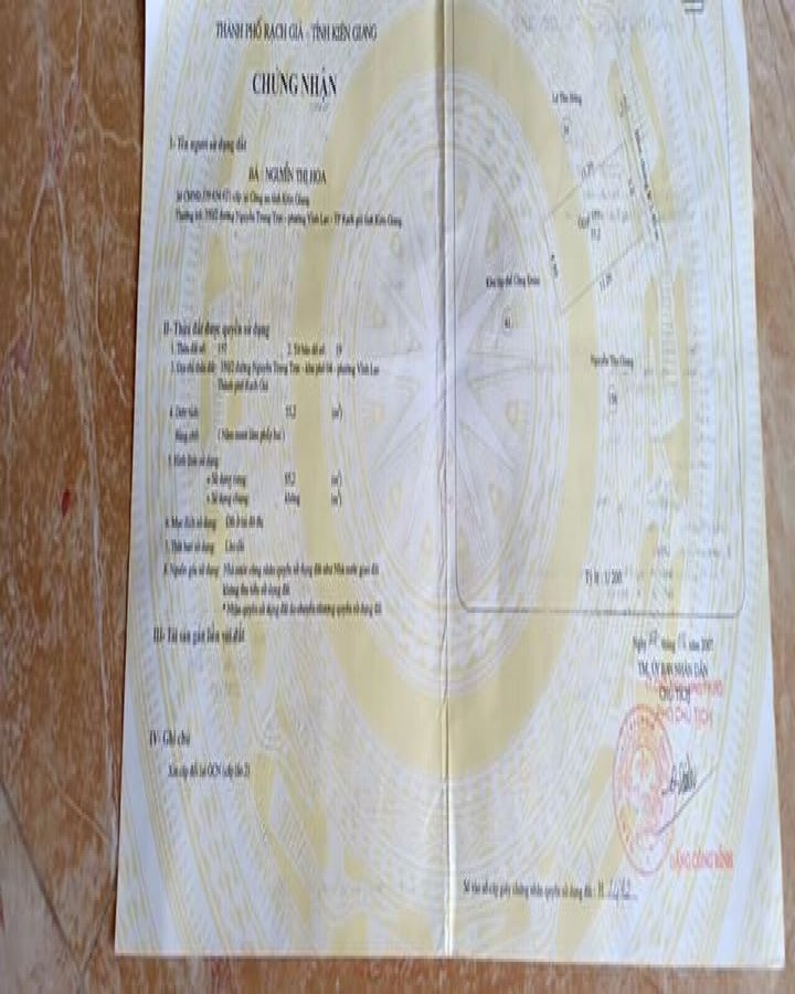 Bán nhà Vĩnh Lạc, Rạch Giá, Kiên Giang, 0995405657