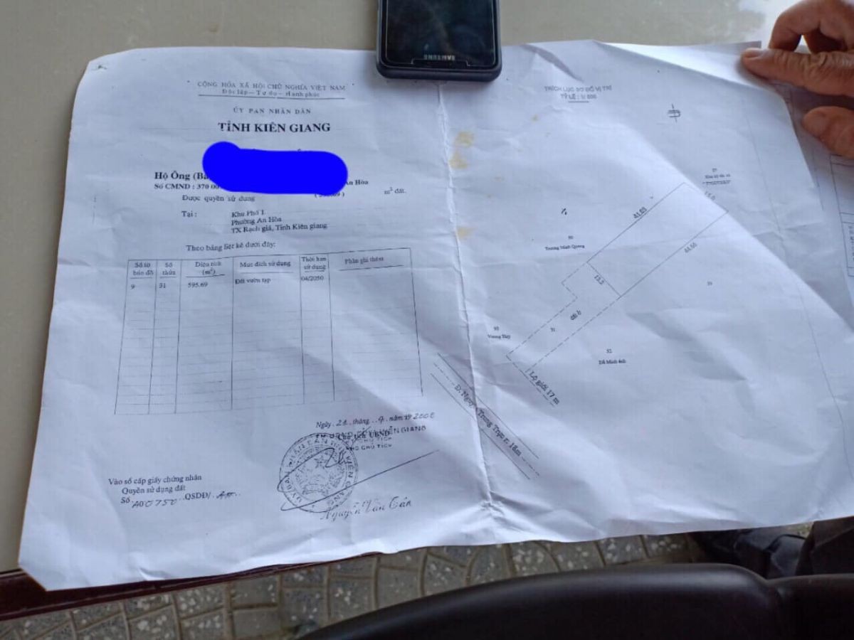 BÁN NHÀ ĐẤT ĐƯỜNG NGUYỄN TRUNG TRỰC, AN HÒA, RẠCH GIÁ, KIÊN GIANG, 10 TỶ 600 TRIỆU   (MSNV 15)