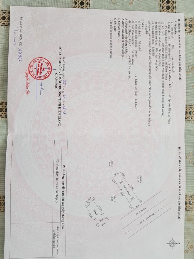 Bán nhà Khu DC Bến xe Rạch Sỏi
