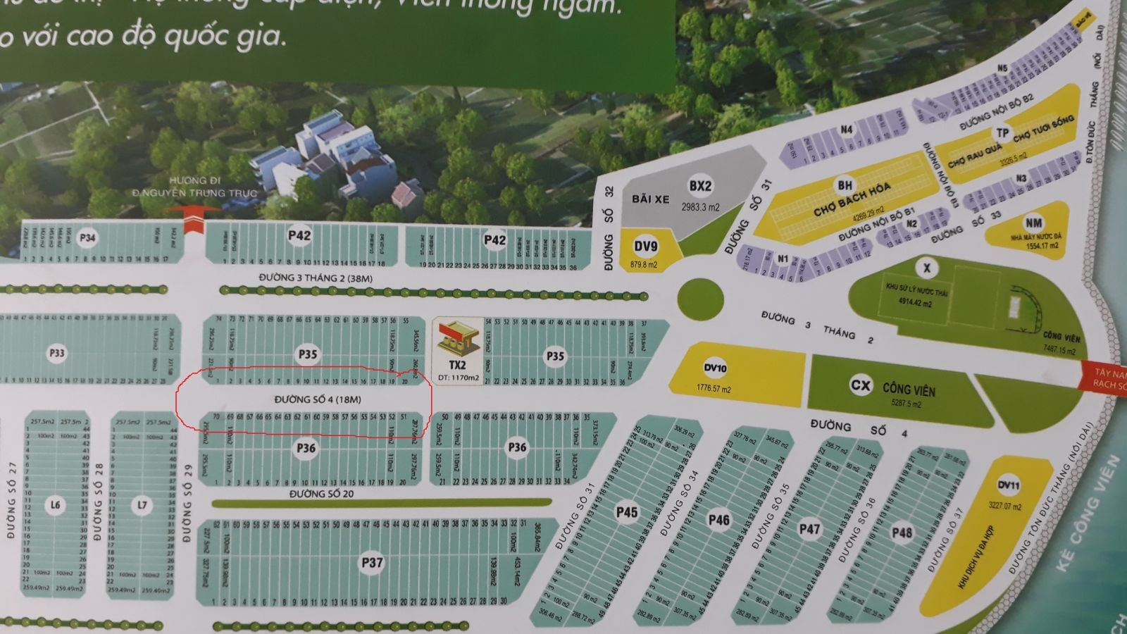 Bán nhà lô P35 đường Trần Bạch Đằng, KĐT Phú Cường