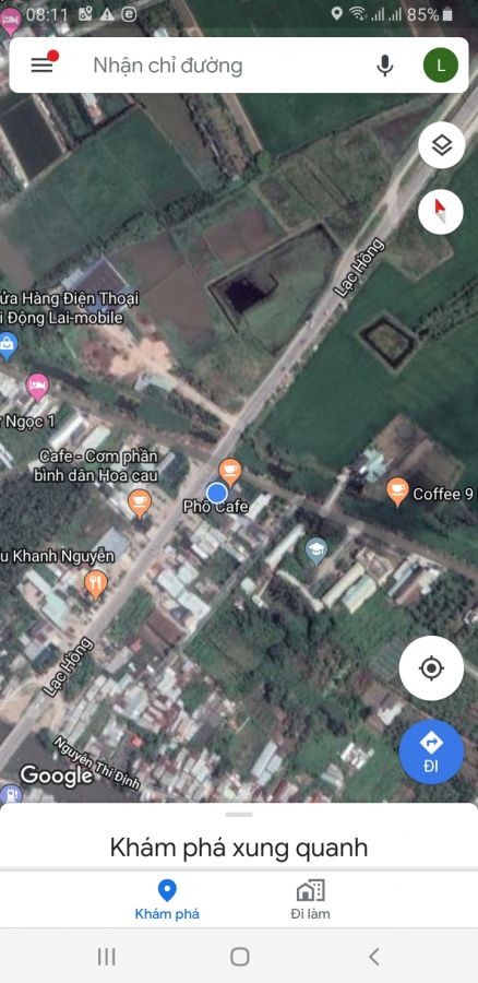 Bán Lô góc Ngã Tư  Huỳnh Tấn Phát + Lạc Hồng, đang kinh doanh quán Coffees