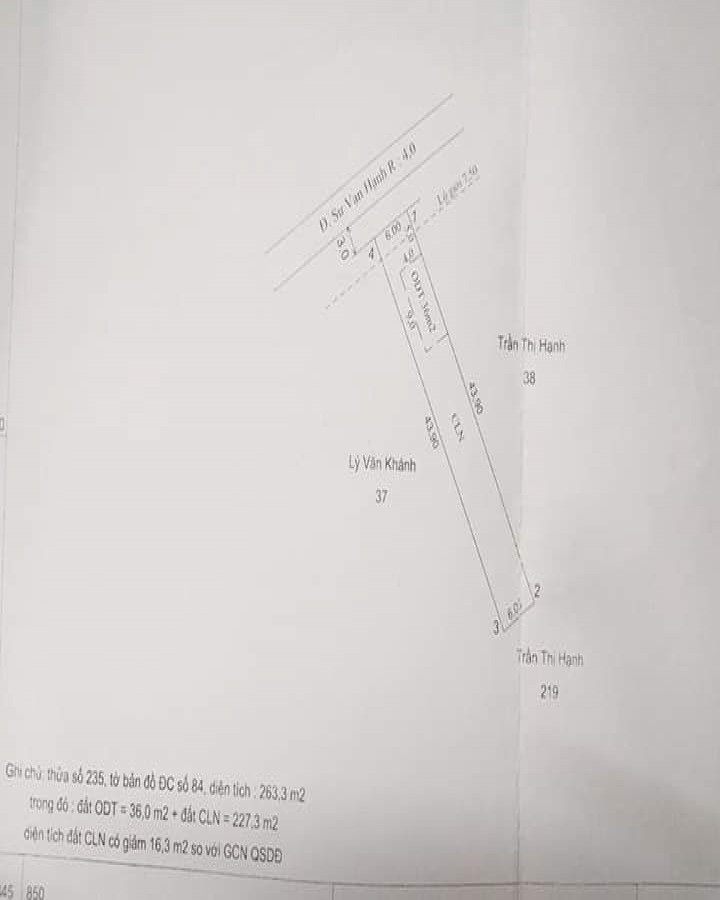 Bán đất mặt tiền Sư Vạn Hạnh, Rạch Giá