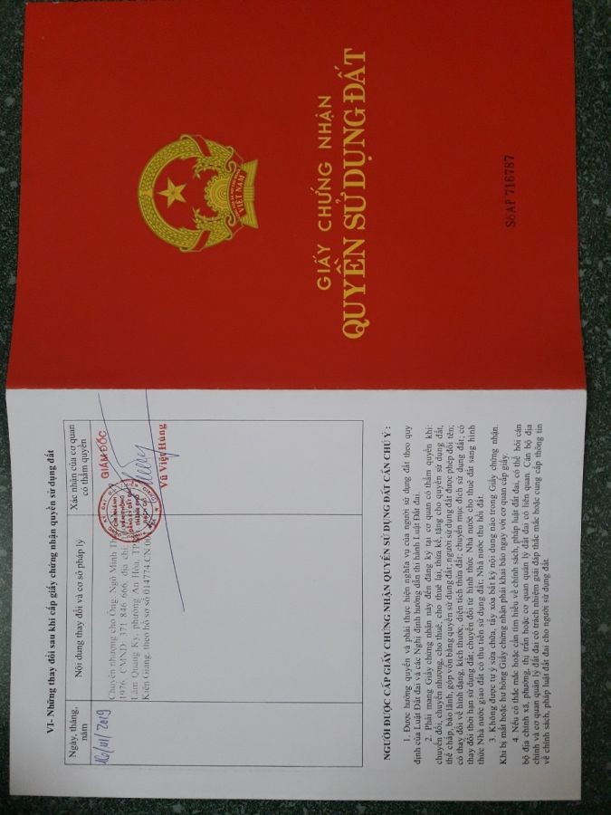 Bán đất khu tập thể Sở Văn hóa TTDL Kiên Giang, Rạch Giá