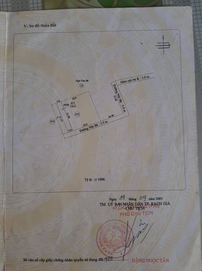 Bán nhà cấp 4, hẻm 127 Trương Định, An Bình