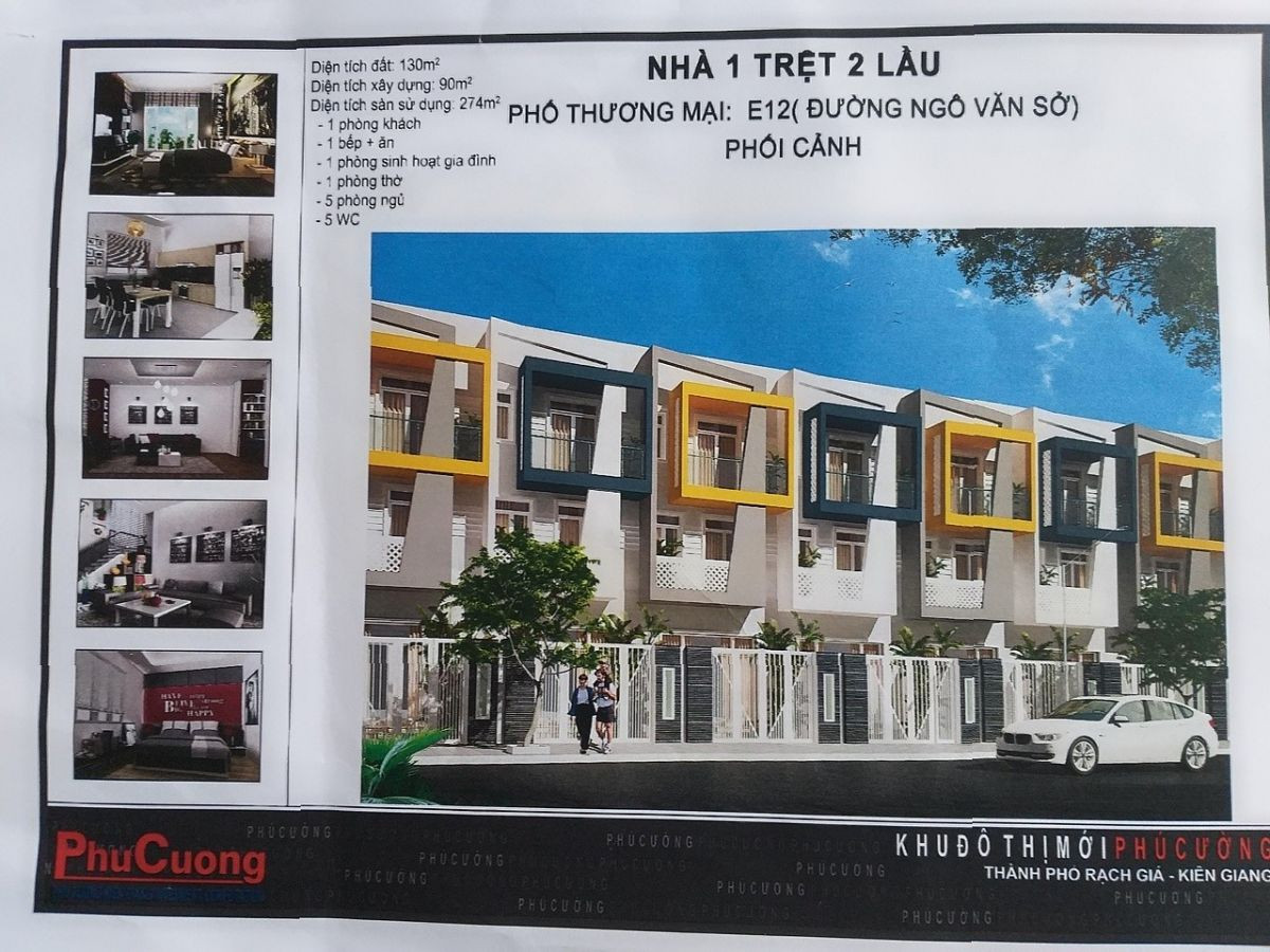 Bán căn nhà thô hoàn thiện mặt ngoài, giá chính chủ - Ngô Quang Hớn - khu đô thị phú cường.