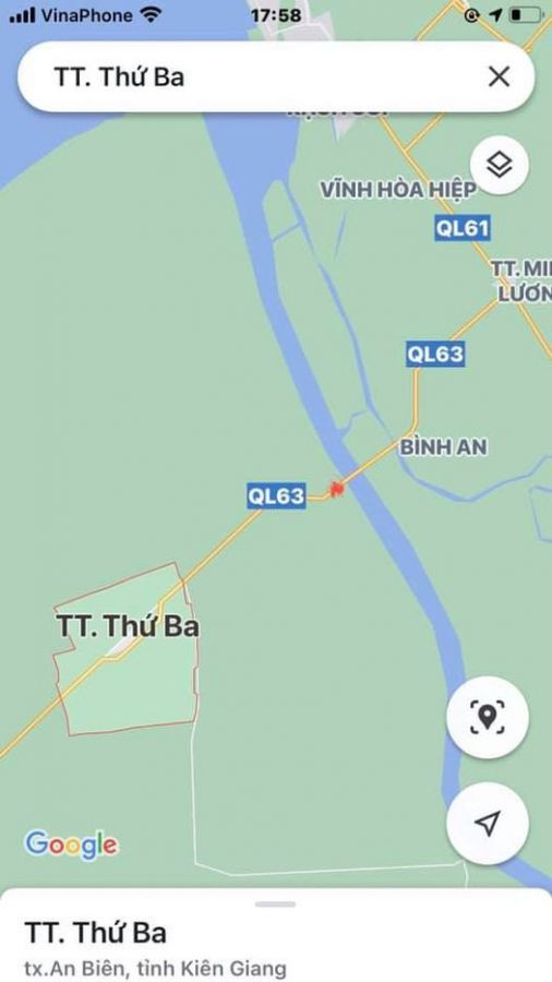 BÁN ĐẤT QUỐC LỘ 63, TUYẾN TRÁNH XẺO RÔ HUYỆN AN BIÊN (ĐƯỜNG CHÍNH ĐI RẠCH GIÁ)