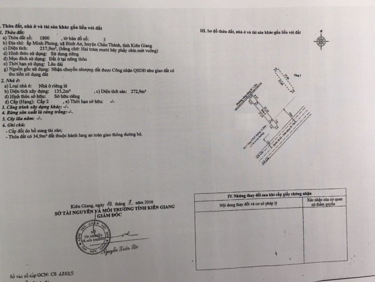 Mùa dịch giảm ngay 200tr, chỉ còn 3,3 tỷ Nhà đẹp Mặt tiền, gần cảng Tắc Cậu, Bình An, Châu Thành, Kiên Giang