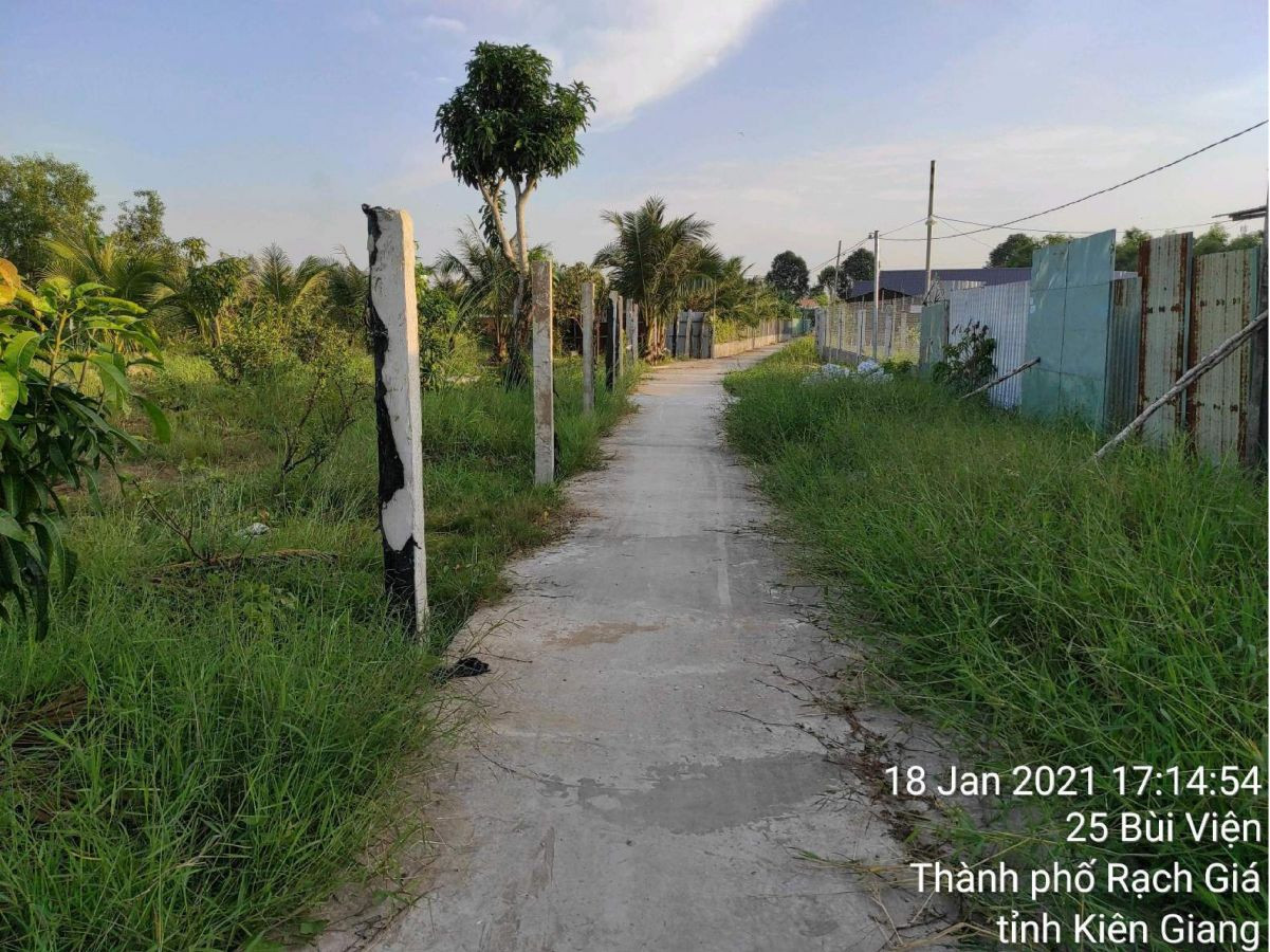 Bán đất trồng lúa 25 Bùi Viện, phường Vĩnh Lợi, TP Rạch Giá, Kiên Giang