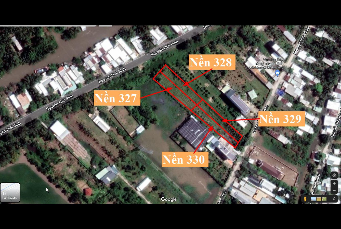Đất 623m2 mặt tiền đường Nguyễn Thái Bình, P.Vĩnh Quang, Rạch Giá, Kiên Giang