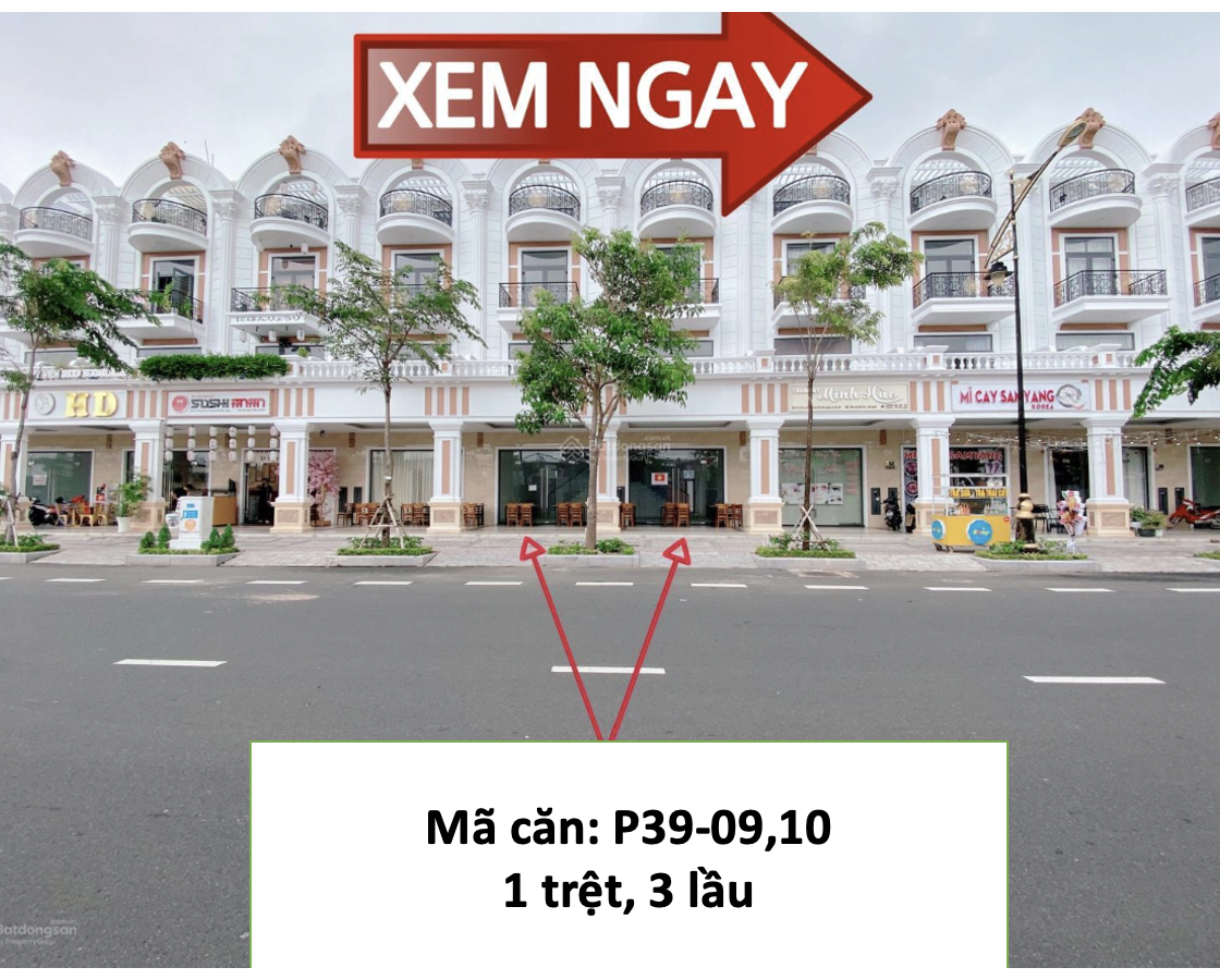 Cần bán Shophouse P39-09,10 Khu đô thị Phú Cường
