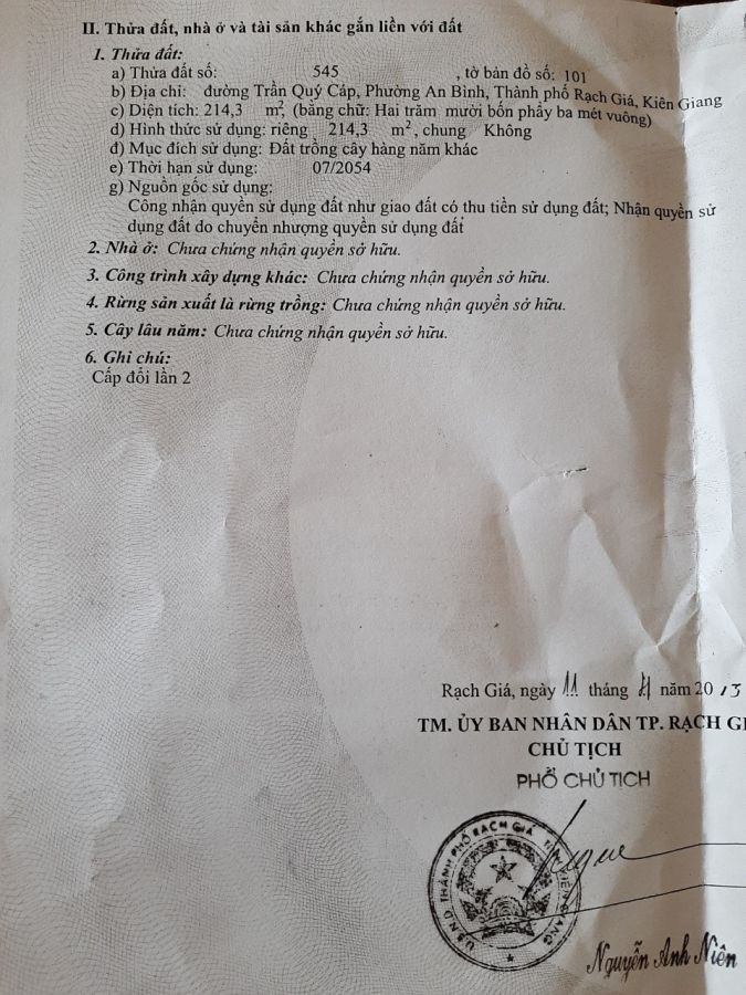 Cần bán gấp một căn nhà hẻm Trần quý cáp giá ổn định nhất thị trường