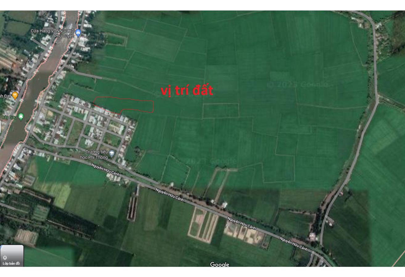 Cần bán gấp 6600 m vuông đất cặp khu dân cư cây sao, phi thông, có lộ đan 6m đi xuống
