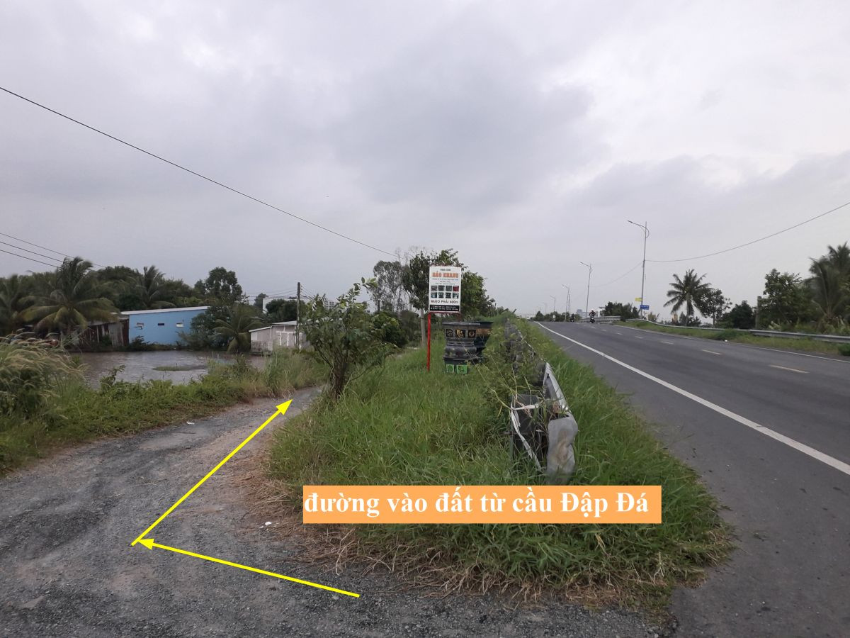 Bán 1 công đất ruộng nhánh đường cầu Đập Đá, P.Vĩnh Thông, Rạch Giá (500 triệu/công)